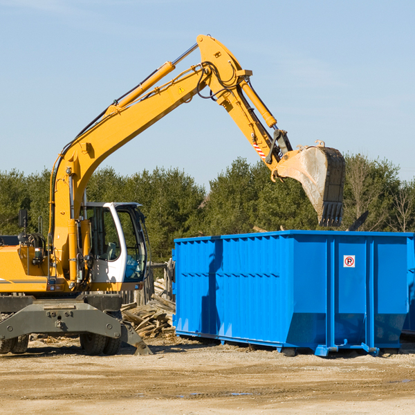 can i choose the location where the residential dumpster will be placed in Lamoure County